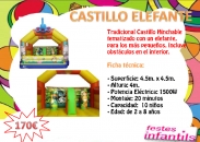 Castell Inflable Elefante Zoo 